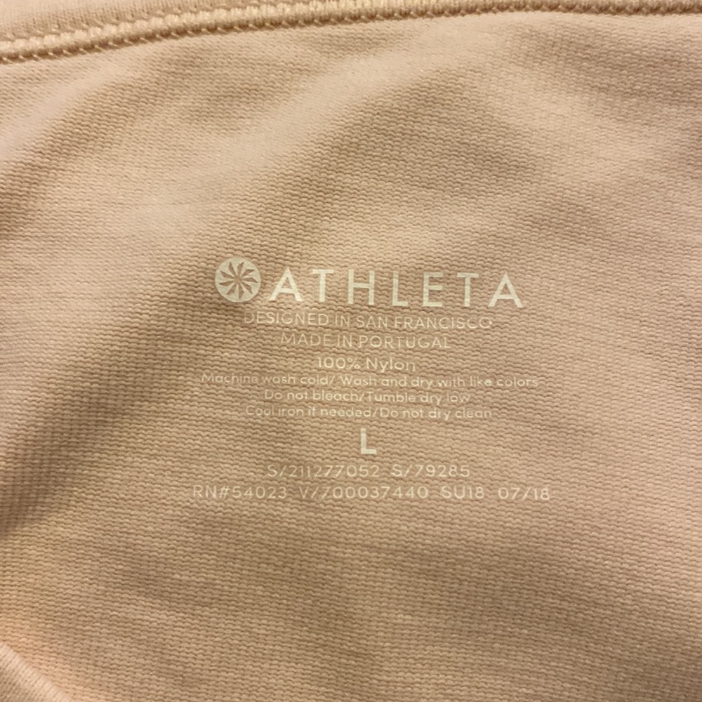 Athleta Tank Size L Split Back - Picture 7 of 7